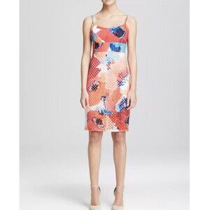 Trina Turk Juliette Floral Laser Cut Dress Size 12